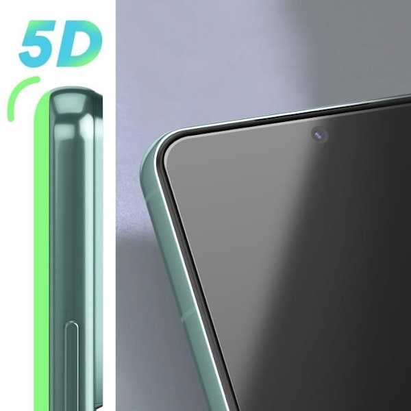 Näyttökalvo - AVIZAR - Samsung Galaxy S22 Plus - Karkaistu lasi - Erittäin ohut - Naarmuuntumaton 9H Svart