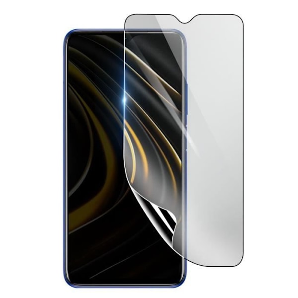 Näytönsuoja - 3MK - Xiaomi Poco M3 - Iskunkestävä Hydrogeeli - Läpinäkyvä - Naarmuuntumaton Transparent