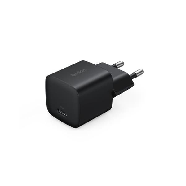 Belkin USB-C Oplader 25W Sort Hurtigopladning PD 3.0 PPS Universel Kompakt