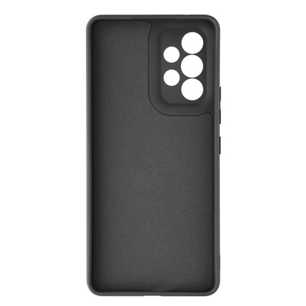Coque Silikone - Samsung - Galaxy A53 5G - Blødt Touch - Støtte Ring - Sort Svart