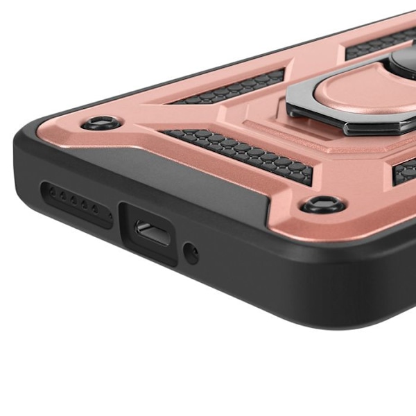 Coque för Xiaomi Poco X7 Pro Magnetisk ring Kameraskydd Rosé Champagne Rosa