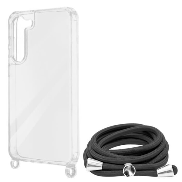 Coque - AVIZAR - Samsung Galaxy A54 5G - Rigid - Transparent - Justerbar rem Vit