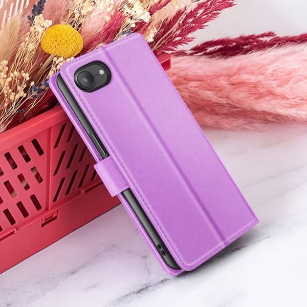 Pungetui til iPhone 17 med Stand-funktion og Magnetlås Zanaé Lilla Violett