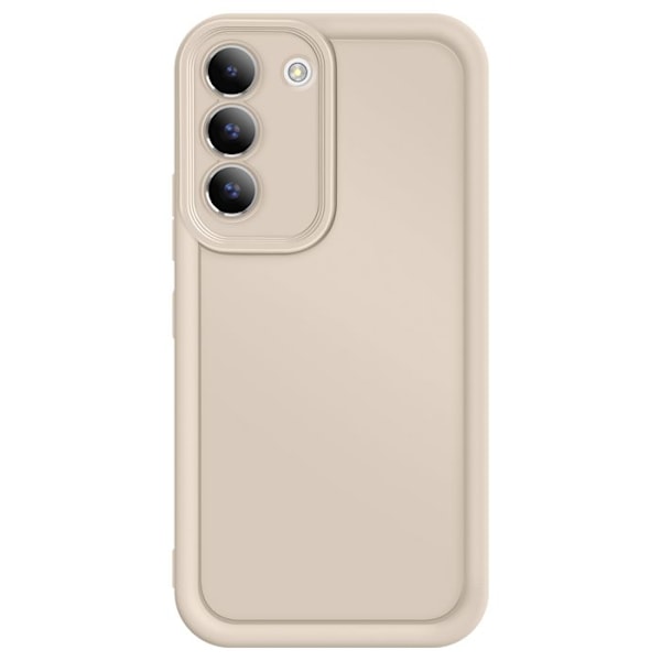 Coque för Samsung Galaxy S22 Silikon Mjuk Touch Höjda Kanter Beige Beige
