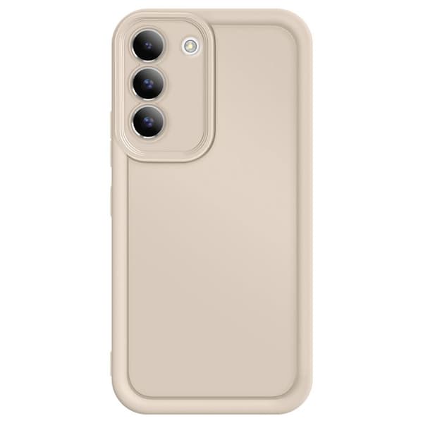 Coque - Samsung - Galaxy S22 - Silikone Blød - Soft Touch - Kamera Beskyttelse beige