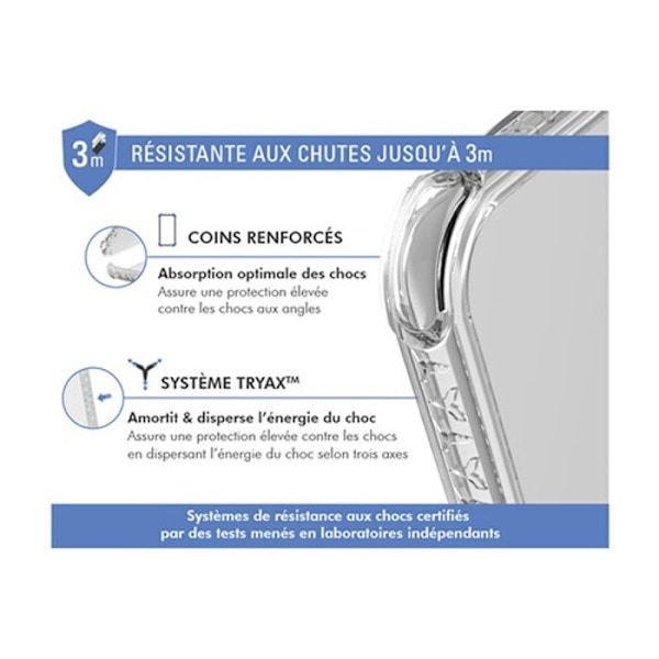 Forcecase MagSafe-kompatibelt förstärkt fodral för iPhone 16 Plus Transparent