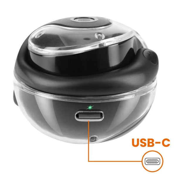Bluetooth headset Clip Bone Conduction Micro Call Touch Tactile LinQ Black Svart