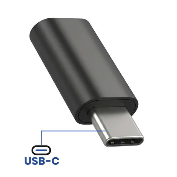 OTG Micro-USB Naisliitin USB-C Urosmuunnin Blue Star Musta