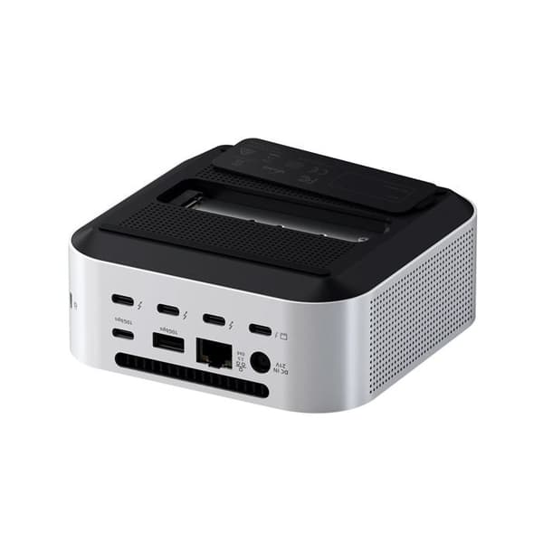 Thunderbolt 5 - SATECHI - Monitoimiasema - NVMe SSD - Lataus 140W - USB, Ethernet, Video