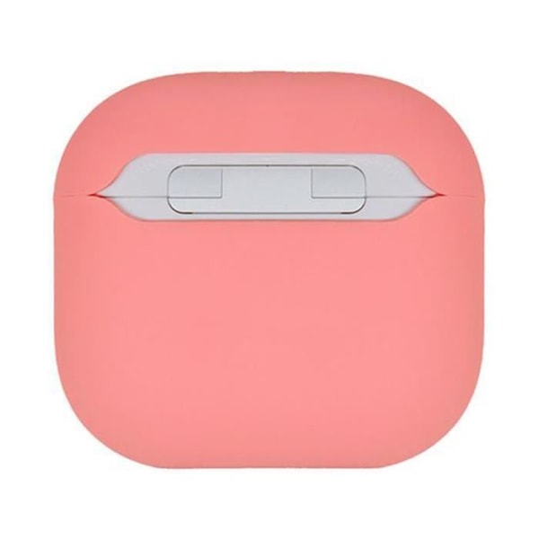 Pehmostasku AirPods 4:lle Silikonista Iskuja Kestävä LED-indikaattorilla Decoded Roosa Rosa