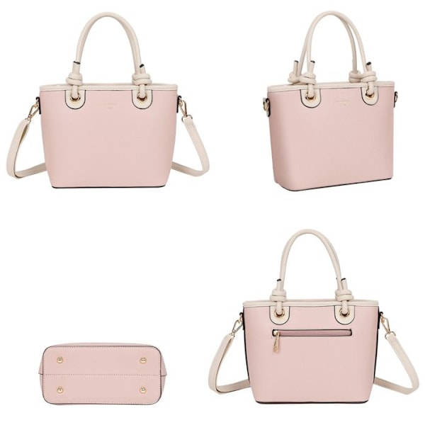 Elegant Task Bag for Women with Gallantry Rose Shoulder Strap Rosa