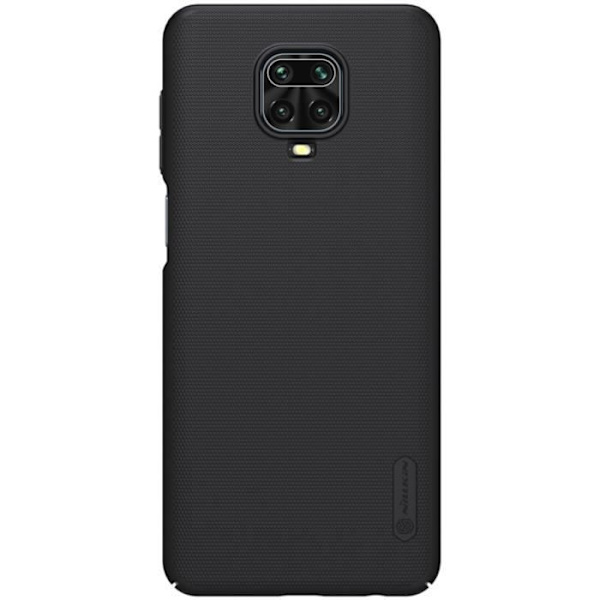 Skydd - NILLKIN - Super Frosted Shield - Xiaomi Redmi Note 9 Pro / 9S - Svart - Halkfri Svart