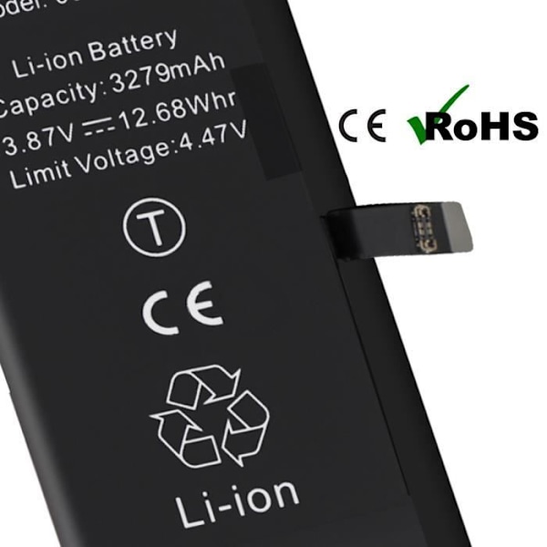 Batteri - AVIZAR - BAT-FLEX-14R - Flex Version - 3279mAh - Sort Svart