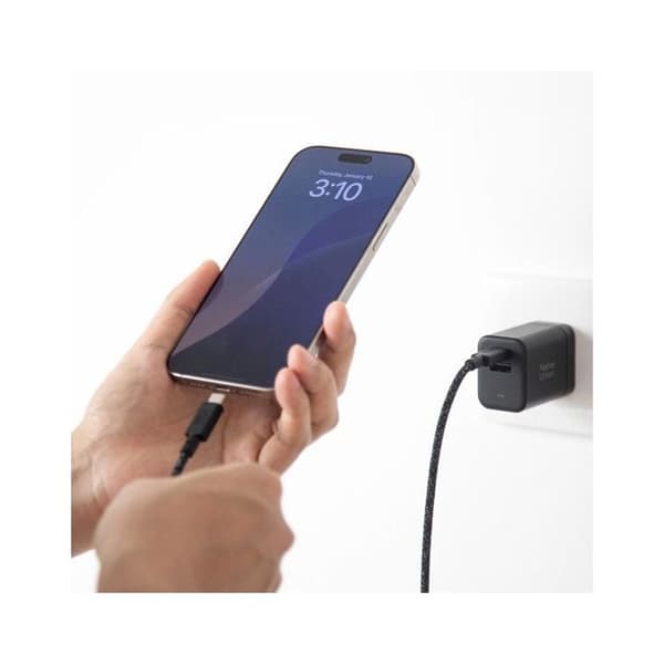 SnabbLaddare - Native Union - GaN PD 45W - USB-C och USB-A - Hållbar design - Smart skydd