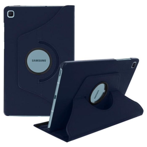 Fodral - Samsung - Galaxy Tab S6 Lite - Heltäckande - 360° Rotera Stöd - Blå Blå