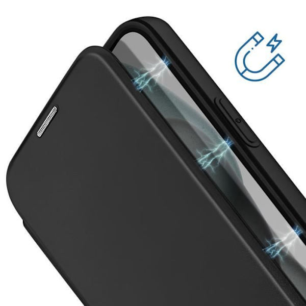 Cover til iPhone 15 Plus Force Cover Stødsikker MagSafe Cover 2m Sort