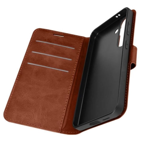 Suojakuori Samsung Galaxy S24 Wallet Function Video Support Ruskea