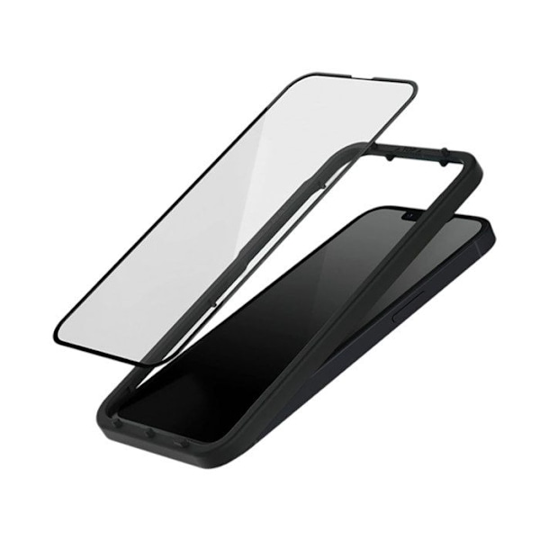 Skydd av mjuk skärm, stötresistent 3D och blått ljus för iPhone 13 och 14, Rhinoshield, transparent Vit