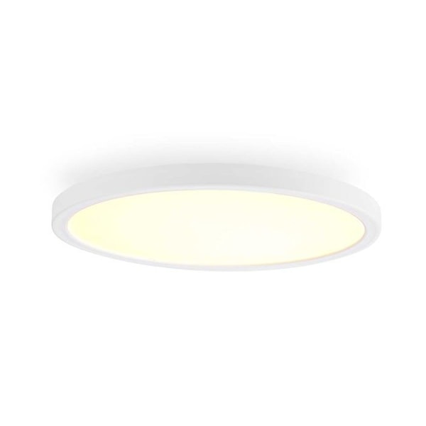 Intelligent Wi-Fi Round SmartLife Loftlampe 1800lm 6500k IP20 Nedis Hvid Vit