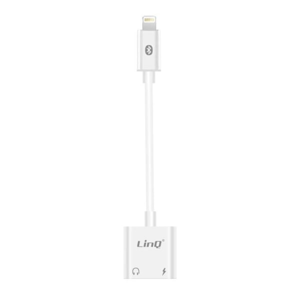 Lydadapter - LinQ - Adapter - Lightning - Jack 3,5 mm - Samtidig opladning