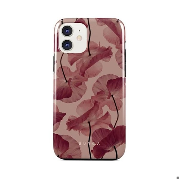 Bakskydd - Burga - iPhone 11 - Mönster Tender Kiss - Optimal Skydd - Elegant Svart