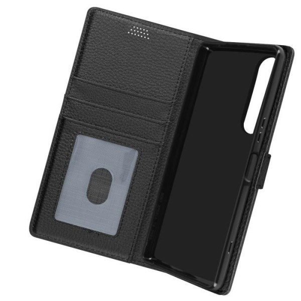 Taske til Sony Xperia 1 V - AVIZAR - Flip Wallet Video Support - Sort Svart