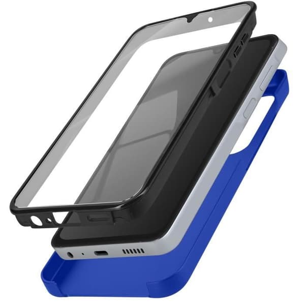 Skyddslock - AVIZAR - Samsung A05S - Hård och Mjuk - Blå - Hel skydd Blå