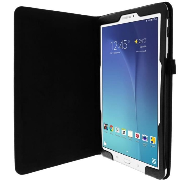 Svart skyddsfodral till Samsung Galaxy Tab E 9.6 - Videostödsfunktion