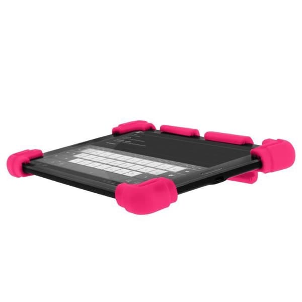 Tablet cover - Universel - 7.9 til 9 tommer - Silikone Gel - Stødabsorberende - Støttefunktion Rosa