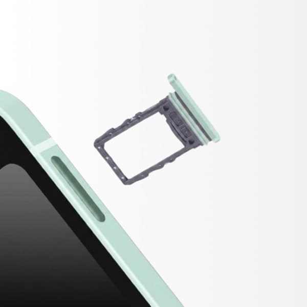 SIM-kortskuffe til Galaxy Z Flip 6 Nano SIM-plads Service Pack Samsung Aqua Grøn vatten grönt