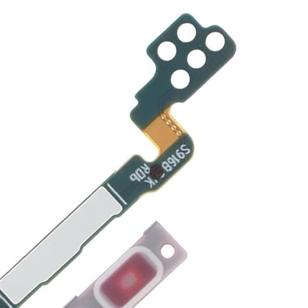 Nappe Bouton - Samsung - Galaxy S23/S23 Plus - Sort - Erstatning - Høj kvalitet Svart