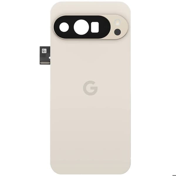 Originalt batteri för Google Pixel 10 Pro XL med förinstallerad vit Google-lim Vit
