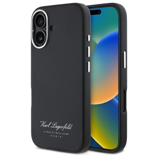 Karl Lagerfeld Hotel RSG - Coque til iPhone 16 (sort)