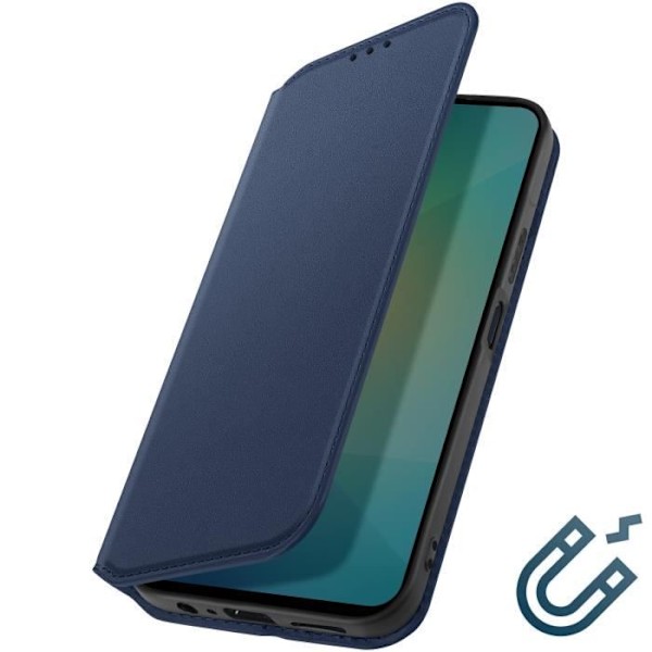 Etui - AVIZAR - Samsung Galaxy A06 - Klappert Porte-kort - Video Støtte - Mørkeblå Blå