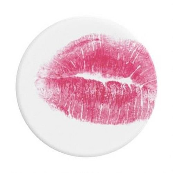 Pop Grip för smartphones Standarddesign Muah PopSockets Svart Rosa