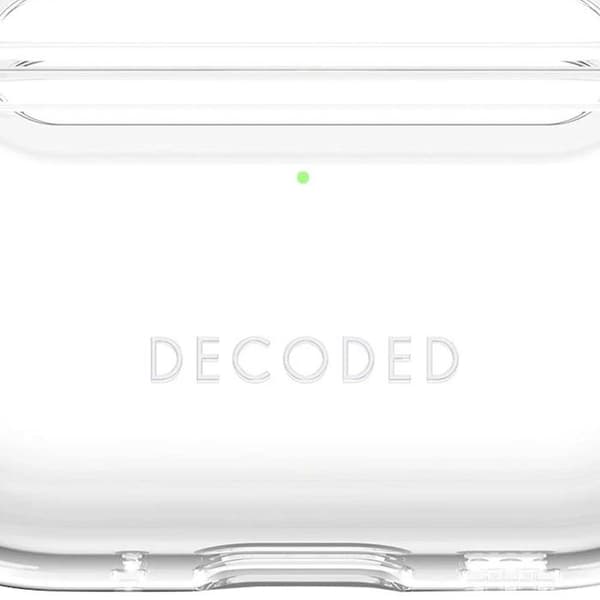 AirPods Pro 3 Case - DECODED - Blødt Silikone - Stødabsorberende - Transparent - Kompatibel med MagSafe Vit