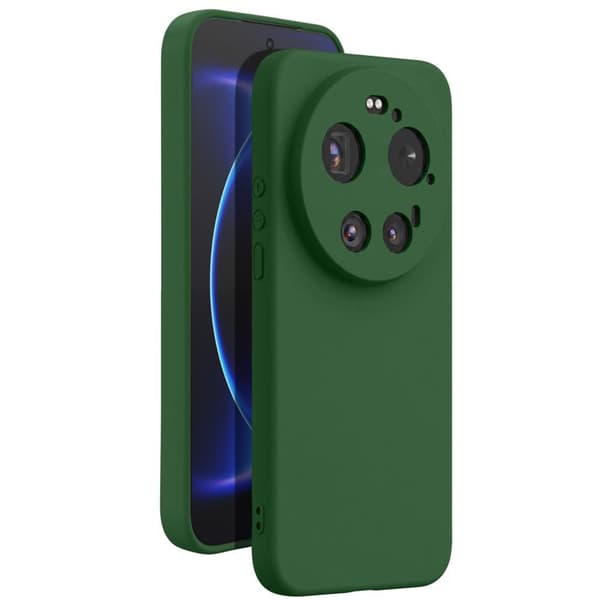 Siliconefodral för Xiaomi 17 Ultra Soft-Touch Fast Cover Grön Grön