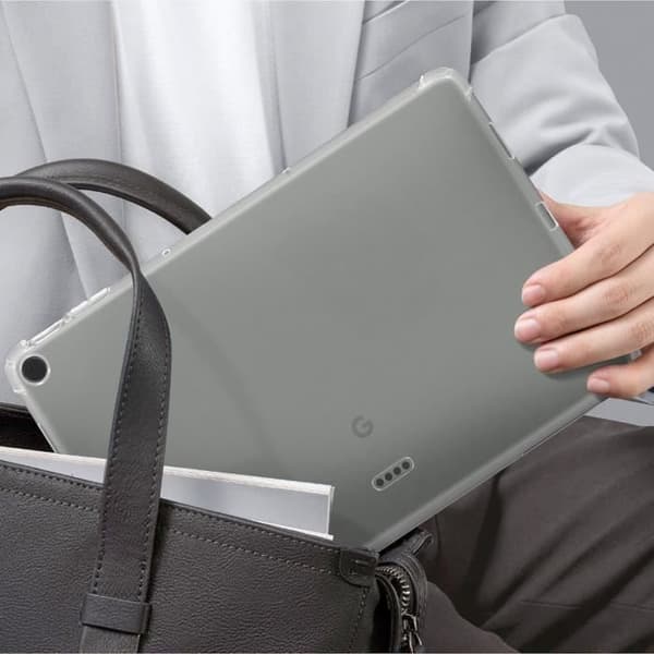 Skyddande fodral - Google - Pixel Tablet - Silikon - Stötsäker - Transparent Vit