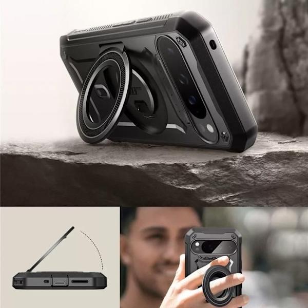 Anti-Shock Case - Supcase - Unicorn Beetle Pro Mag - Sort - MagSafe kompatibel - Militær beskyttelse