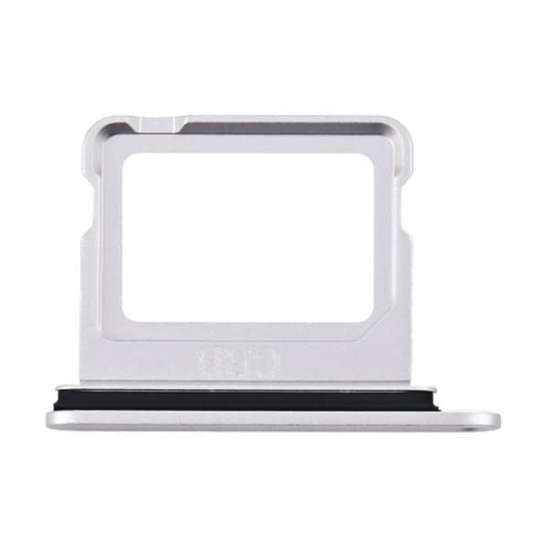 SIM-kortsfack för iPhone 16 och 16 Plus Nano SIM-Plats Vit Vit