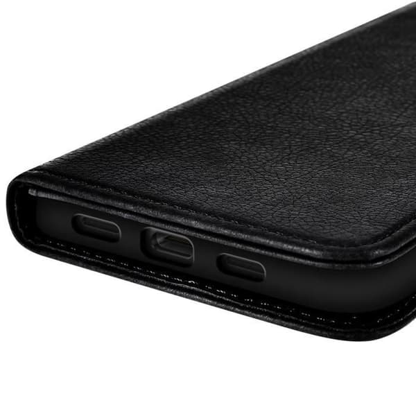 Smartphoneetui - Google - Pixel 3a - Sort - Tegnebog - Video Støtte Svart