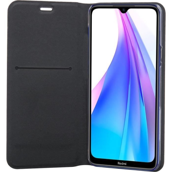 Svart foliofodral för Xiaomi Note 8T