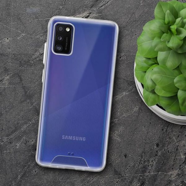 Coque - AVIZAR - Samsung Galaxy A41 - Stødabsorberende - Transparent - Glas Transparent