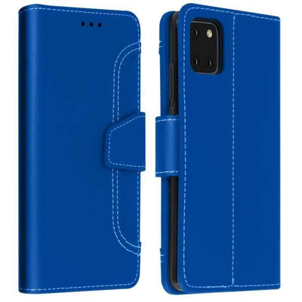 Skal till Samsung Note 10 Lite Folio plånboksställ Funktion Blå