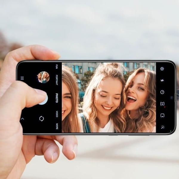 Samsung Galaxy A70 främre kamera - Ersättande främre lins - Svart - 6g