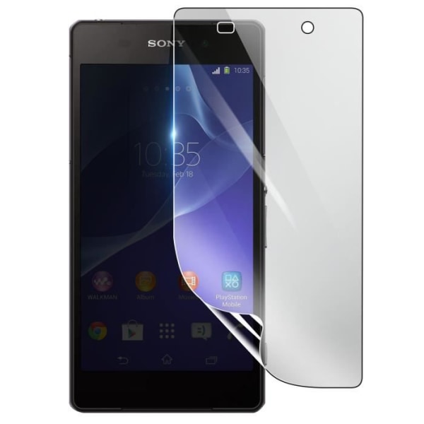 Näytönsuoja - 3MK - Sony Xperia Z2 - Iskunkestävä Hydrogeeli - Läpinäkyvä - Naarmuuntumaton Transparent