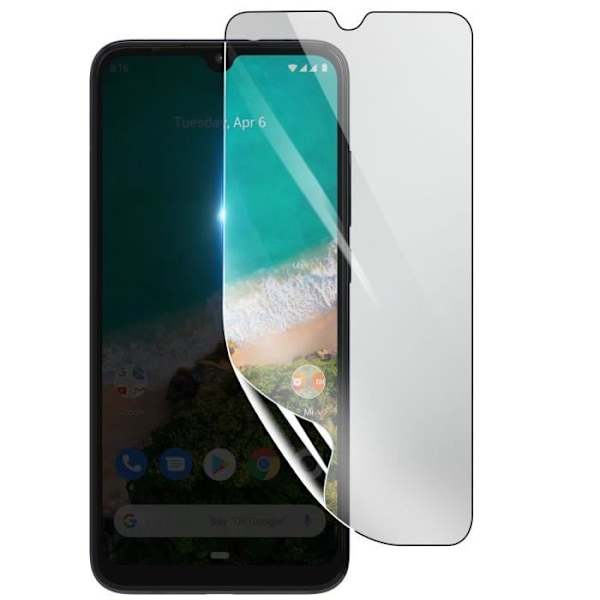 Skärmskydd - 3MK - Xiaomi Mi A3 - Stötsäker Hydrogel - Transparent - Reptålig Transparent