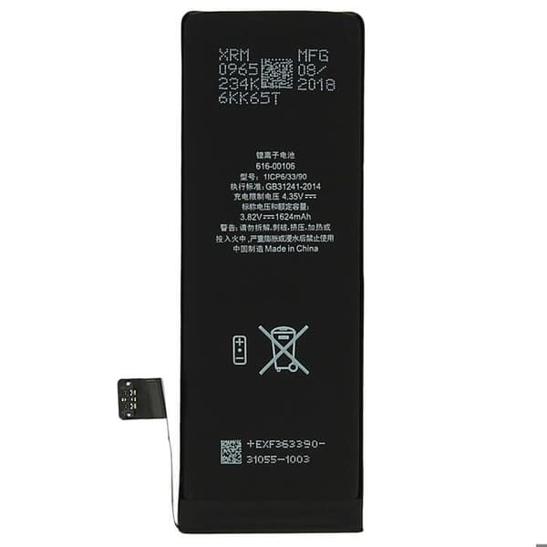 Ersatzbatteri til iPhone SE Li-ion 1624 mAh Sort Svart
