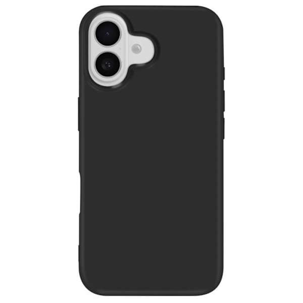 Coque - MAYAXESS - iPhone 16 Plus - Blød Silikone - Anti-kradse Beskyttelse - Elegant Svart