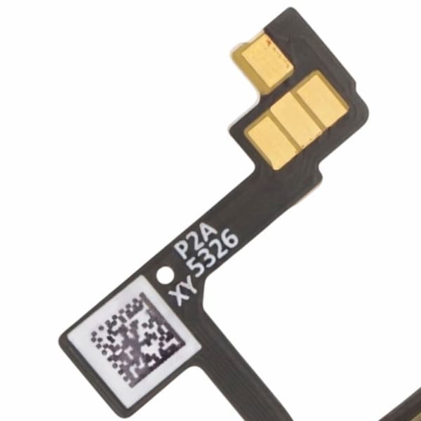 Strøm- og volumenknap flexbånd til Xiaomi 17 Ultra med sort flexkabel Svart